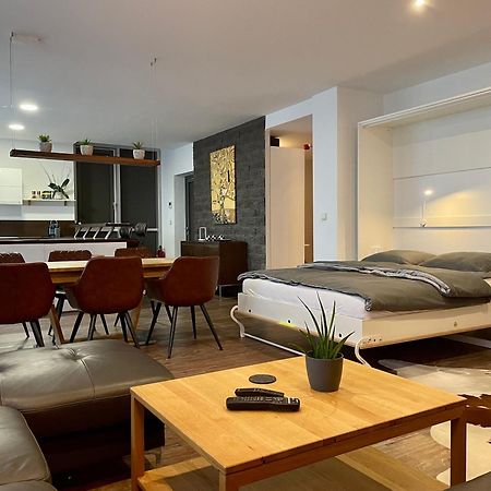 Apartment Leipzig Waldstrassenviertel Loft Terrasse, Redbull Arena Eksteriør bilde