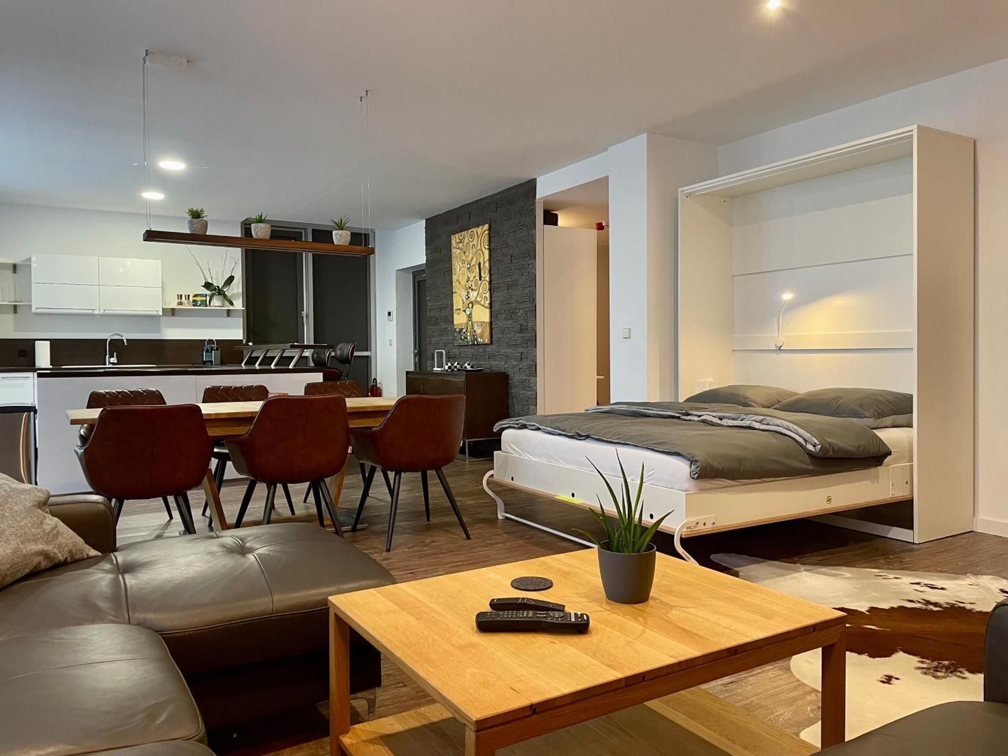 Apartment Leipzig Waldstrassenviertel Loft Terrasse, Redbull Arena Eksteriør bilde